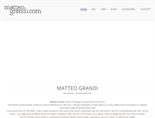 Tablet Screenshot of matteograndi.com